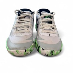 PUMA MB.01 Lo LaMelo Ball White/Green Basketball Athletic Shoes Kids 4 379412-01