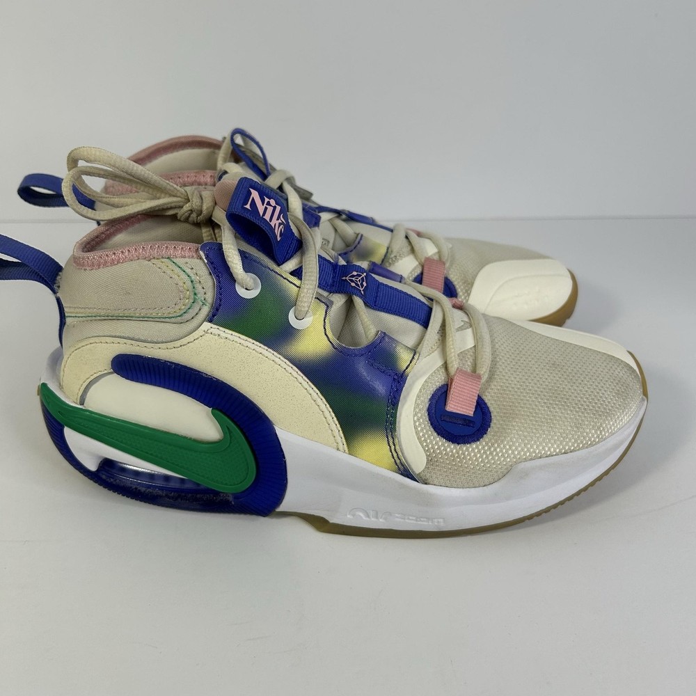 Nike Shoes Youth 4Y Multicolor Mesh Mid Top Kids Basketball Sneakers FN6675-500