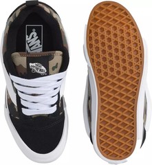 Vans Knu Skool Camo Print Grade School Unisex Skate Shoes