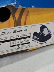 Bart Simpson Heelys Skater Sneakers Size 5 Youth – USED CONDITION