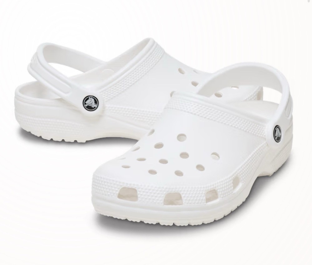 Original Crocs classic clog With Tags 🏷️ Junior 1 White Fast Shipping…