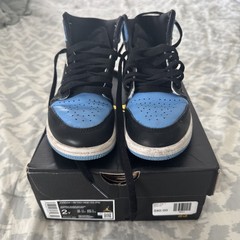 Size 2 (PS) – Jordan 1 High Retro OG UNC Toe 2023