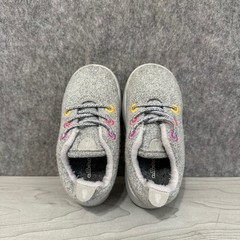 Allbirds Smallbirds Wool Runner Kids Size T7 Grey Pink Yellow Sneakers Shoes