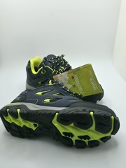 Regatta Holcombe Low Jnr Waterproof Kids Hiking Shoes Navy Lime Size 12