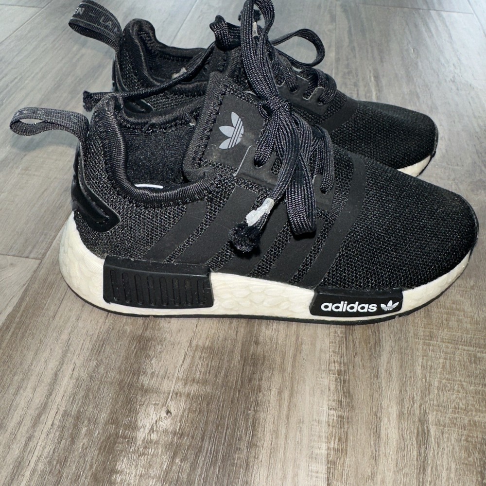 Size 11 (PS) – adidas NMD R1 Refined Low Black White