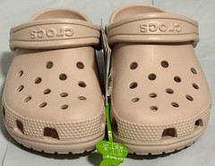 Crocs Classic Comfort Slip-On Clogs Pre School Unisex Size 11c – Tan (New)