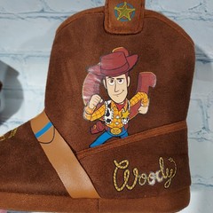 „WOODY“ Disney Toy Story House Slippers Cowboy Boots Size 11/12 Shoes Sheriff