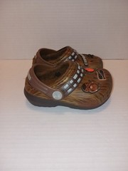 Crocs Star Wars Chewbacca Fur Lined Clogs With Jibitz Charms Brown Toddler C 6