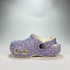 Crocs Classic Geometric Clog Lilac Comfortable Slip On Shoe 209693 Youth Size 12