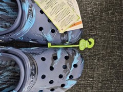 Crocs Classic Blue Marbled Clog K 207464-4HQ Size J5