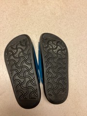Betula Birkenstock Kids 3.5 Or 36 Blue Slip On Slide Sandals Summer Beach Casual