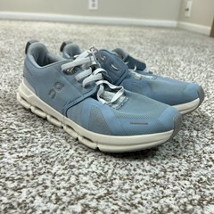 On Running Shoes Youth Size 5.5 Blue Mesh CloudTec Athletic Sneakers Gym Sports