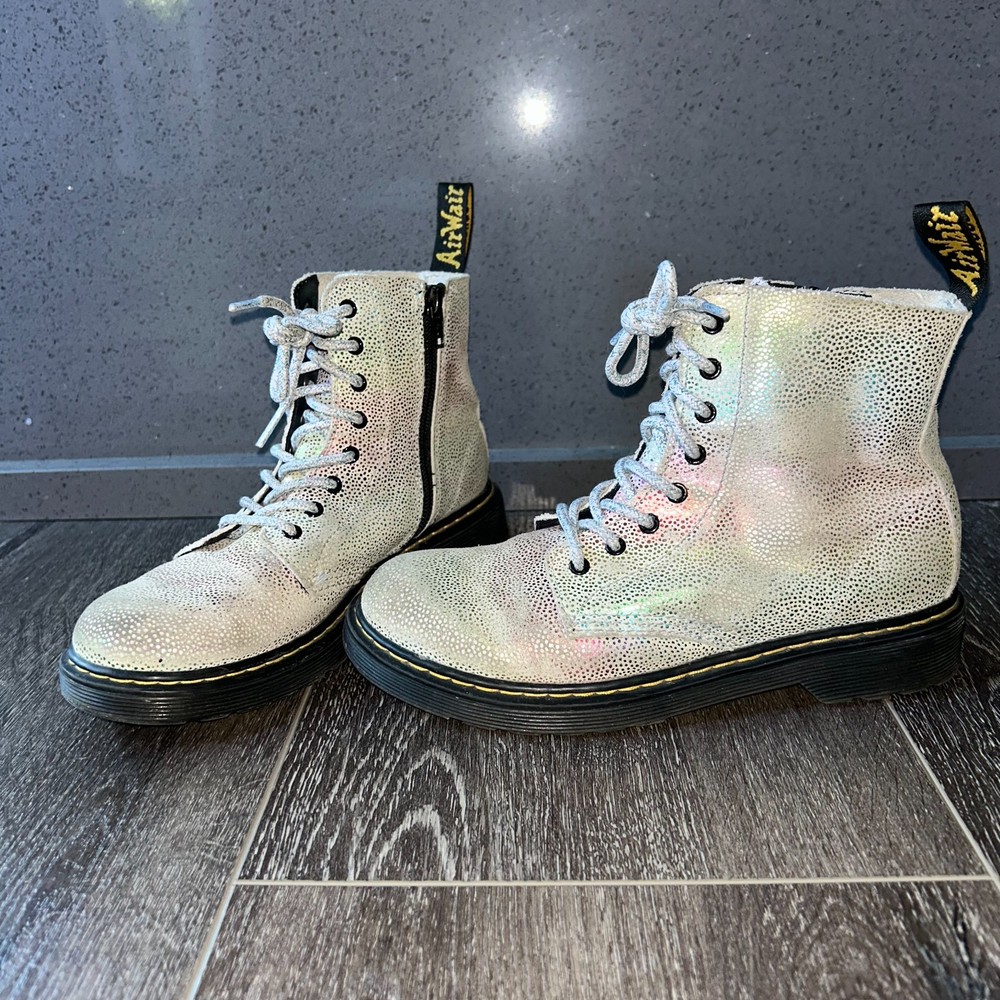 Dr. Doc Martens 1460 Pascal J Iridescent Boots AW004 KM07W Size 4 US M – EU 36