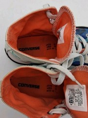 Converse Chuck Taylor Paint Splatter Lace Hi Top Sneakers 656144F Junior Size 3