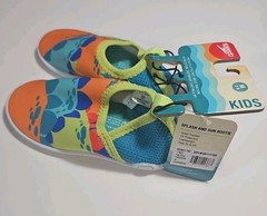 Speedo Swim Shoes Medium 7-8 Kids Tide Pool Turquoise NWT