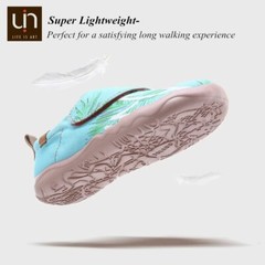 Kid Size UIN Slip On Shoes Canvas Comfortable Loafers „Aloha Green“