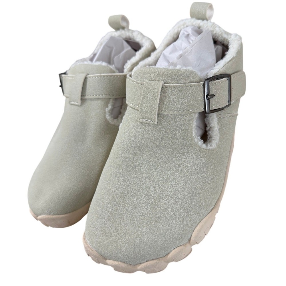 NEW Barerun Kids Unisex Barefoot Style House Slipper Clog Beige Size 34 (US 3)