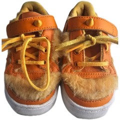 adidas x Pixar Monsters Inc. Sanderson Kids Orange Yellow Fur Sneakers 5K