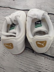PUMA ROMA BASICS WHITE SUMMER TODDLER UNISEX SHOES SIZE 8T NEW IN BOX