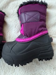 NWD $75 Sorel Snow Commander Boot Purple Dahlia Groovy Pink Toddler US4/UK3/EU21