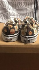 youth vans authentic abstract floral skate shoe boys 4 girls 5 1/2 $10