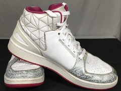 Jordan Flight Origin 2 White Grey Elephant Pink 729519-160 Youth 8Y