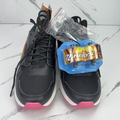 Heelys Force Youth 7 / Womens 8 Black Colorful Athletic Skate Shoes HE101271