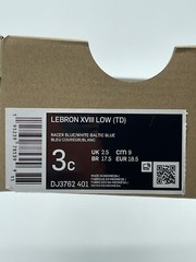 Nike Lebron 18 Low „Wile E vs Roadrunner“ Space Jam DJ3762-401 Size 3C Shoes