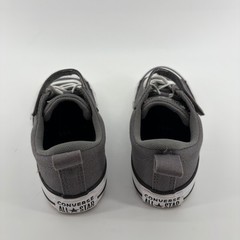 Converse Chuck Taylor All Star Gray Youth 3 Sneakers Hook Loop A09301F