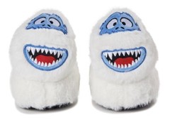 Rudolph’s Abominable Snowman “Bumble” Plush Slippers Christmas NWT Kids Size 3