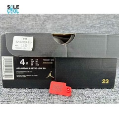 Nike Air Jordan 6 Retro Low BG White Black Shoes 768881-123