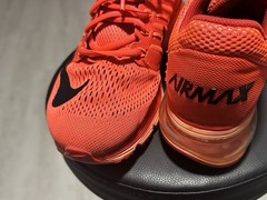 Nike Air Max Red Mesh Breathable Cushioned Lightweight Sneaker Unisex Kids US 7