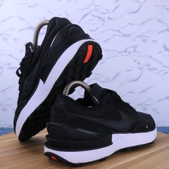 Nike Waffle One GS Black White Low Junior Trainers Sneakers DC0481-001 Kid Sz 5Y