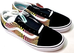 Vans Black Old Skool Sneakers Comfycush Gradient Checking Big Kids Size 6.5