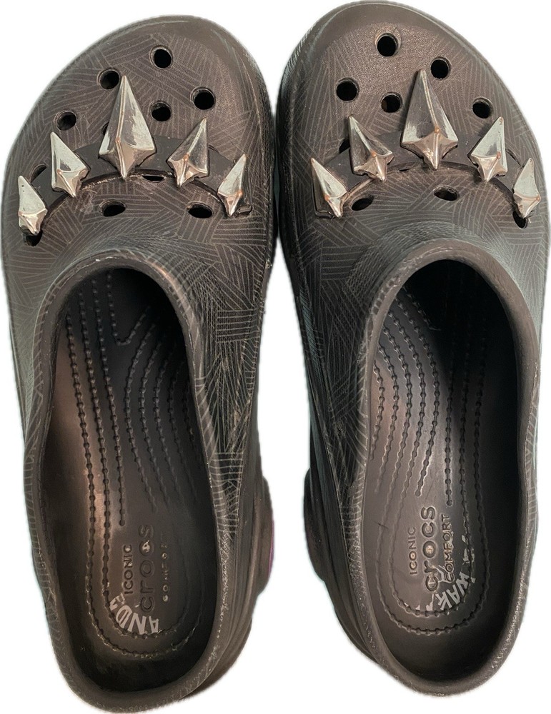 READ: Crocs Black Panther Wakanda Forever All Terrain Blk Clogs Kids Size J 5
