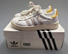 Kith Classics X adidas Original Campus 80s Mango Yellow White IE4805 Samba 10.5k