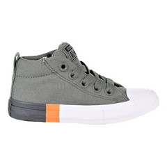 Converse Chuck Taylor All Star Street Mid Kid’s Shoes River Rock-Black 659976F