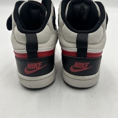 Nike Court Borough Mid 2 White Black University Red CD7782 110 Kid’s Sz 4Y
