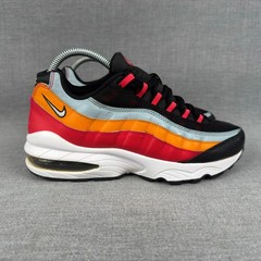 Nike Air Max 95 Black Red Orange Blue GS 905348-031 Youth 6.5Y