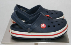Crocs Classic Clogs Blue White Red Shoes With Mater Charm Kids Youth Size C10