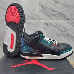 Nike Air Jordan 3 Retro GS 7Y Womens 8.5 Sneakers ‚Moto‘ FV5437-001 Hyper Jade