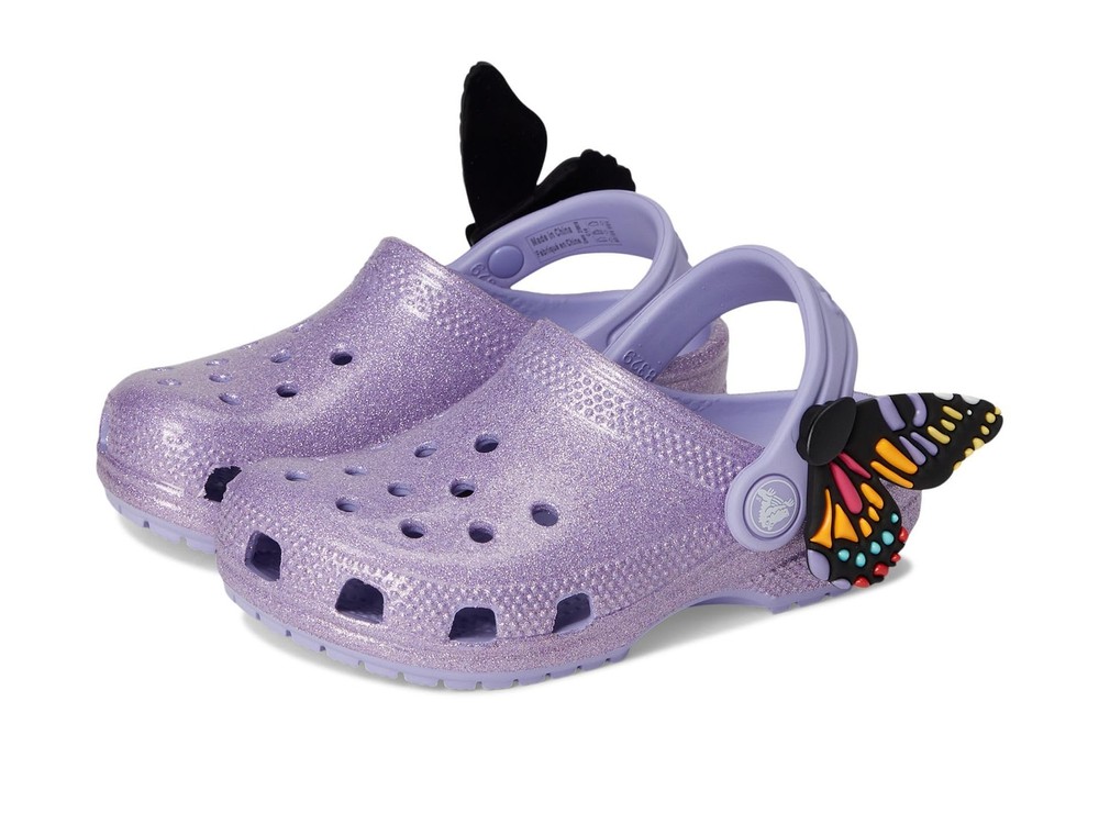Crocs Toddlers‘ Classic „I AM“ Clogs – Mystic Purple