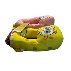 Nickelodeon Spongebob Patrick Star Youth Slippers Plush Cuddle Size 13-1