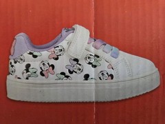 Disney Minnie Mouse Toddler Character Sneaker Shoes Rainbow Laces Size 9 Aldi