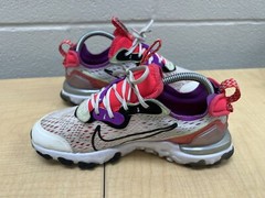 Nike React Vision Running Shoes Bolt Laser Crimson CD6888-102 White Pink Sz 5Y
