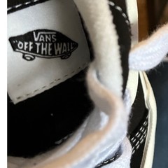 Vans Knu Skool Black True White Chunky Skate Shoes Kids Size 12 NWB