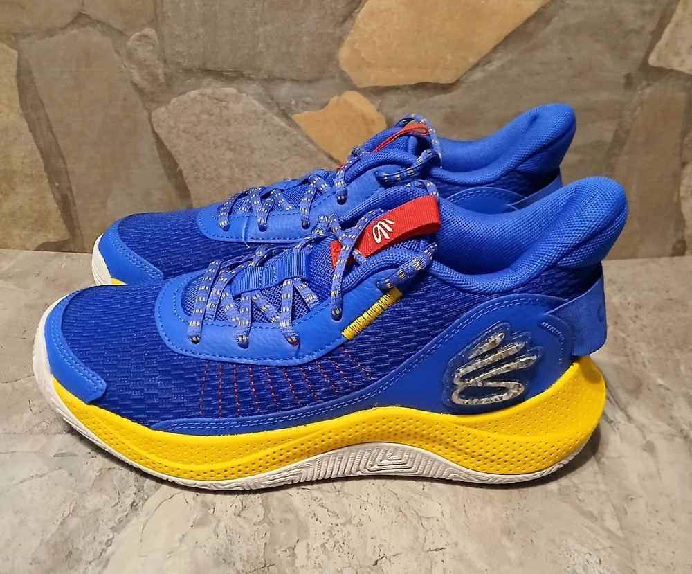 Under Armour GS CURRY 3Z Boys Size 6Y NEW Blue White Basketball Golden State