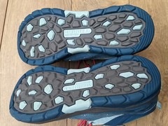 Big Kid’s Merrell Capra Mid Turquoise Waterproof Hiking Boots Size 7