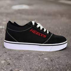Heelys Pro 20 Wheeled Footwear Comfortable Black/White/Red Size 7 Mens