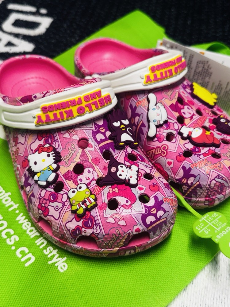 Crocs Classic Clog / Hello Kitty/Size C13 Limited Edition